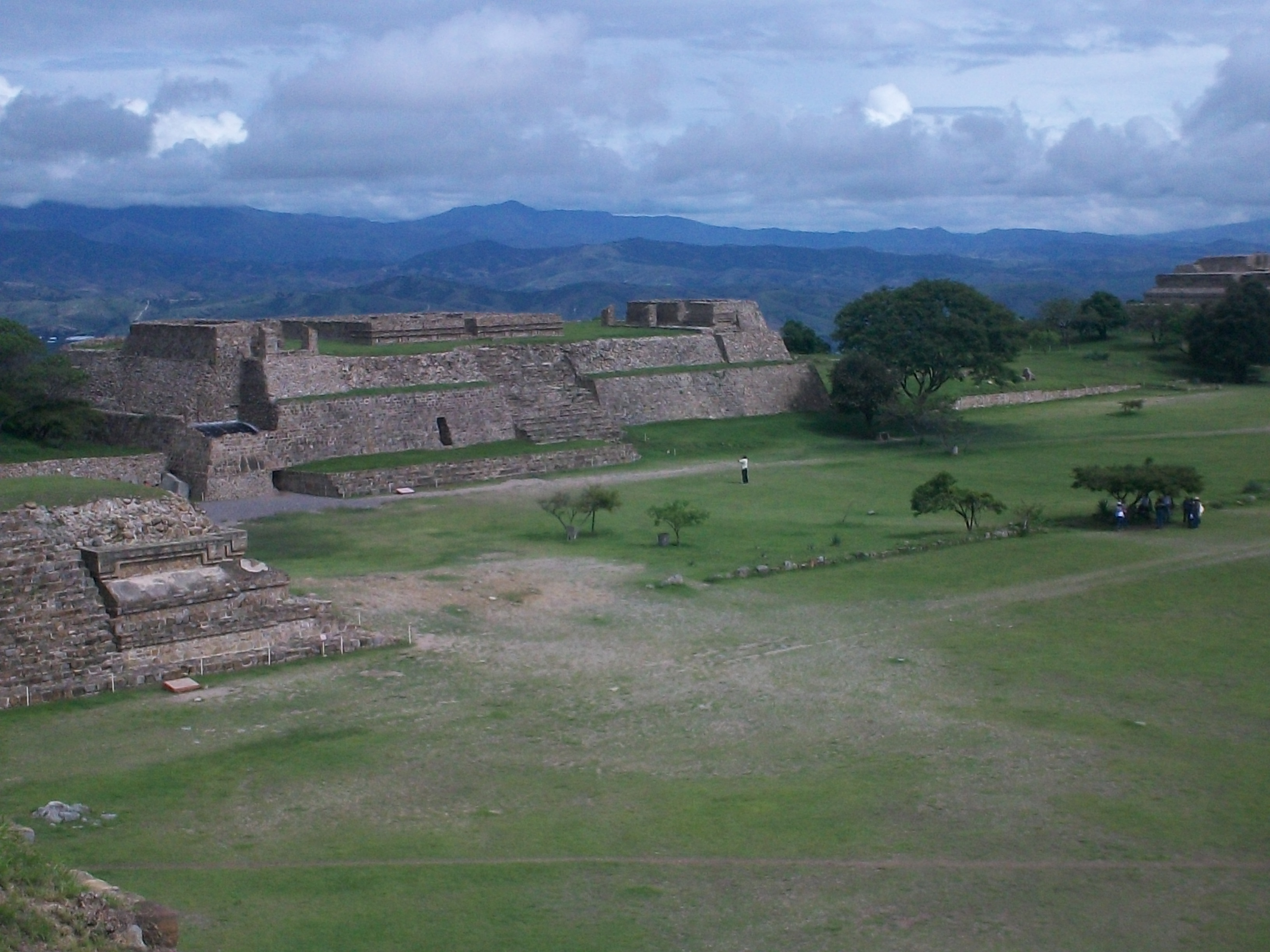Vista de Monte Albán